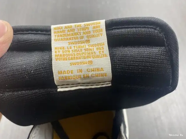 Cheap TBK Yellow 555088-711 Jordan Air 1 High Toe OG 0328